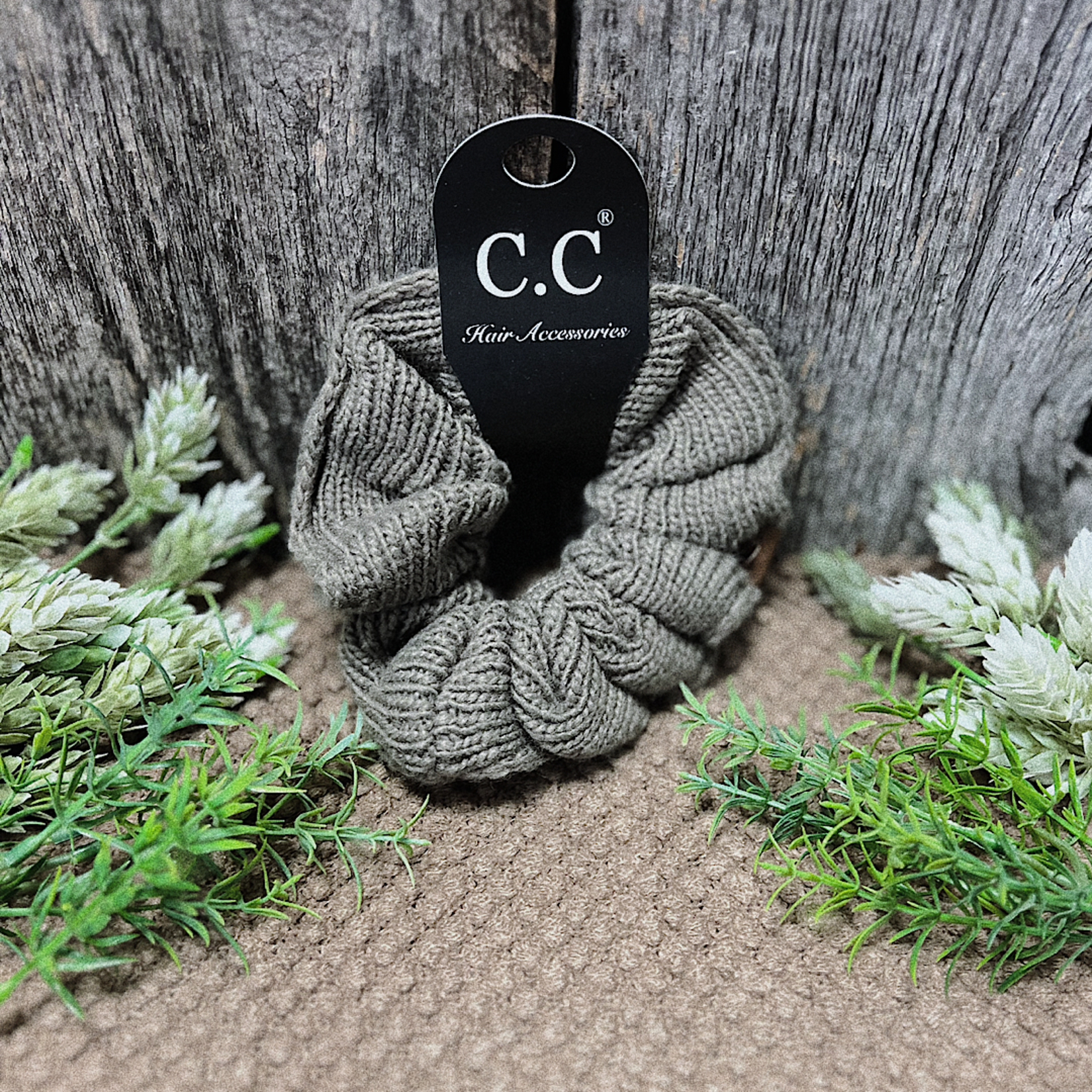 C.C Knit Scrunchie