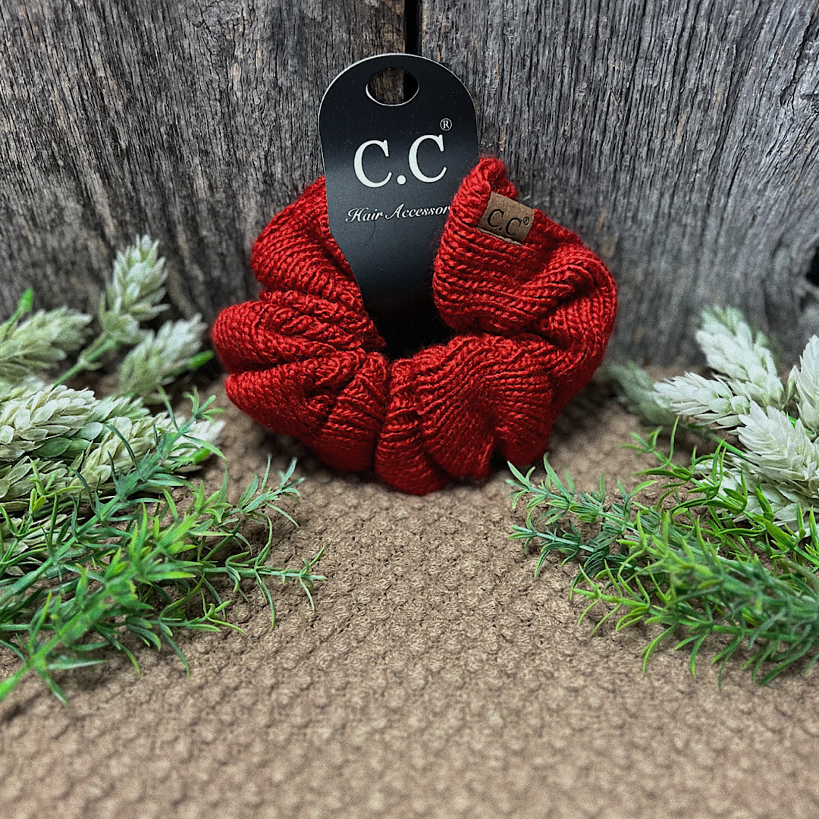 C.C Knit Scrunchie