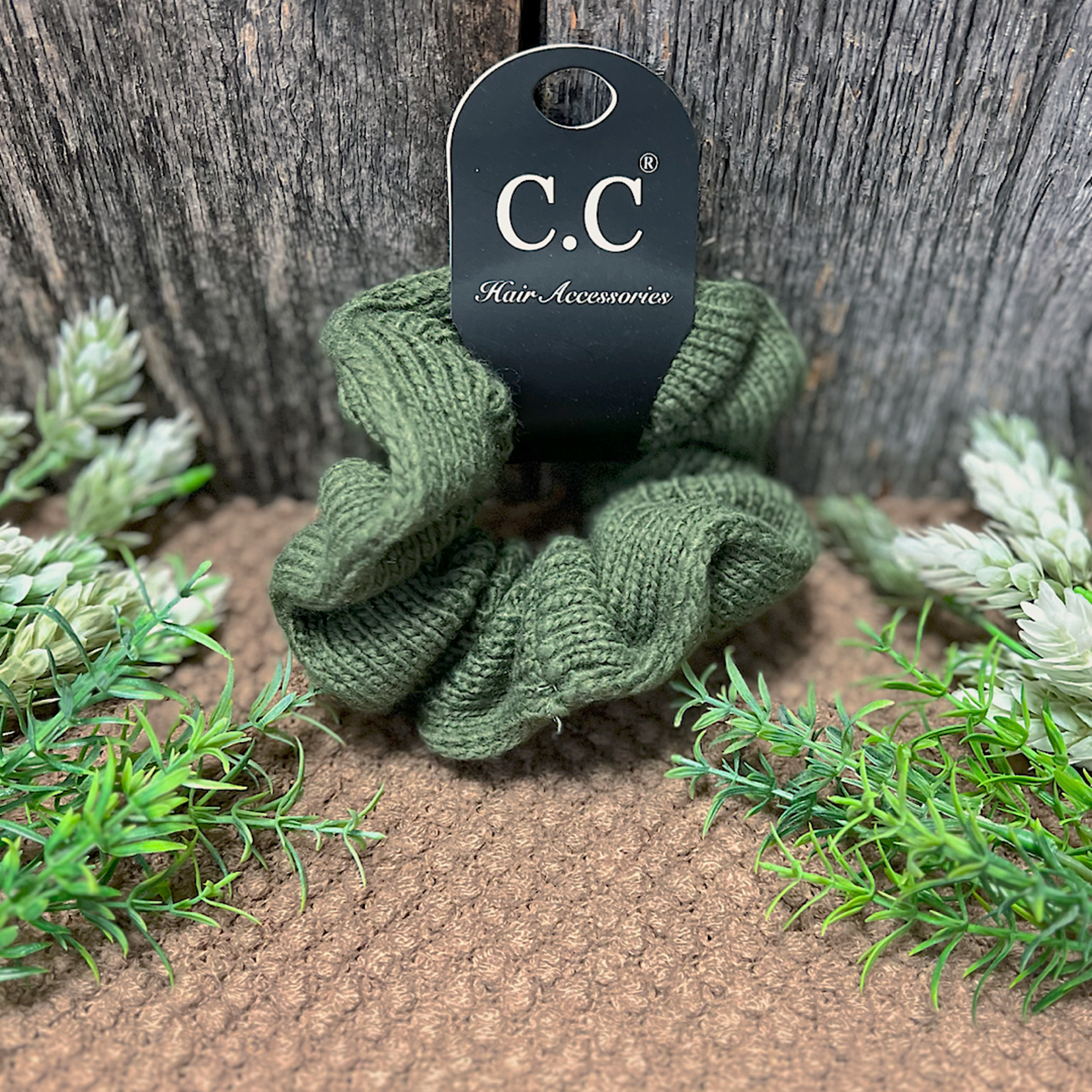 C.C Knit Scrunchie