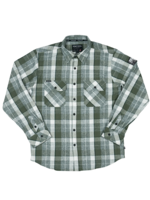Gorge L/S Flannel -Olive Cream