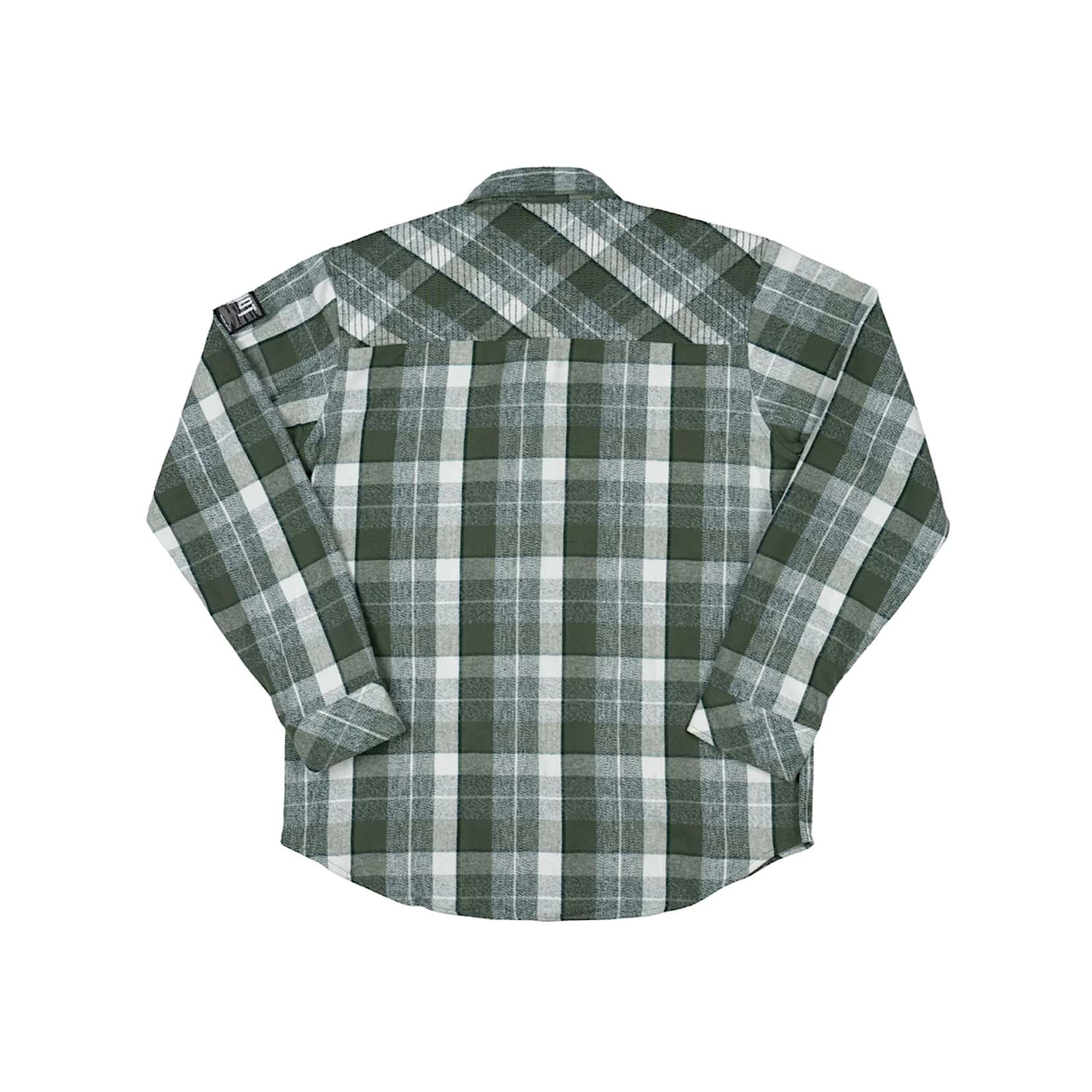 Gorge L/S Flannel -Olive Cream