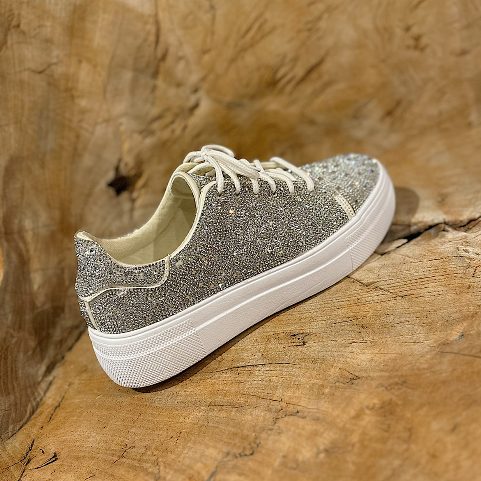 Bedazzle-Clear Rhinestone- Sneakers
