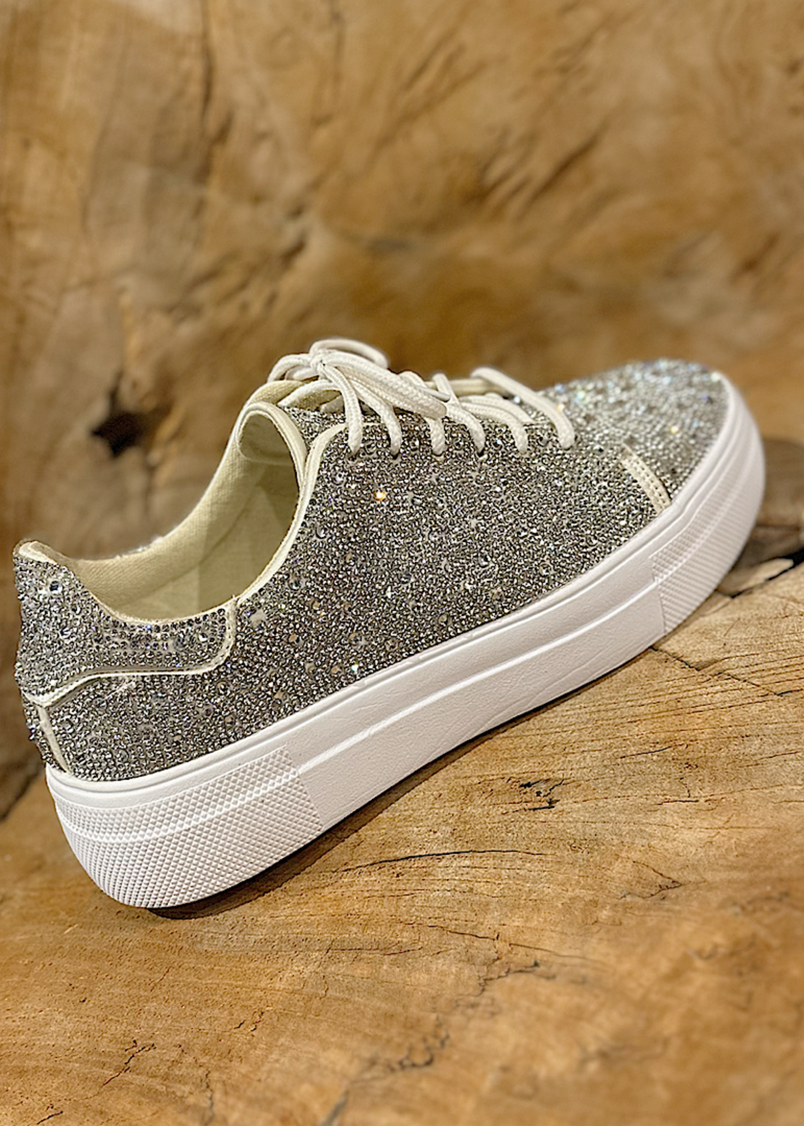 Bedazzle-Clear Rhinestone- Sneakers