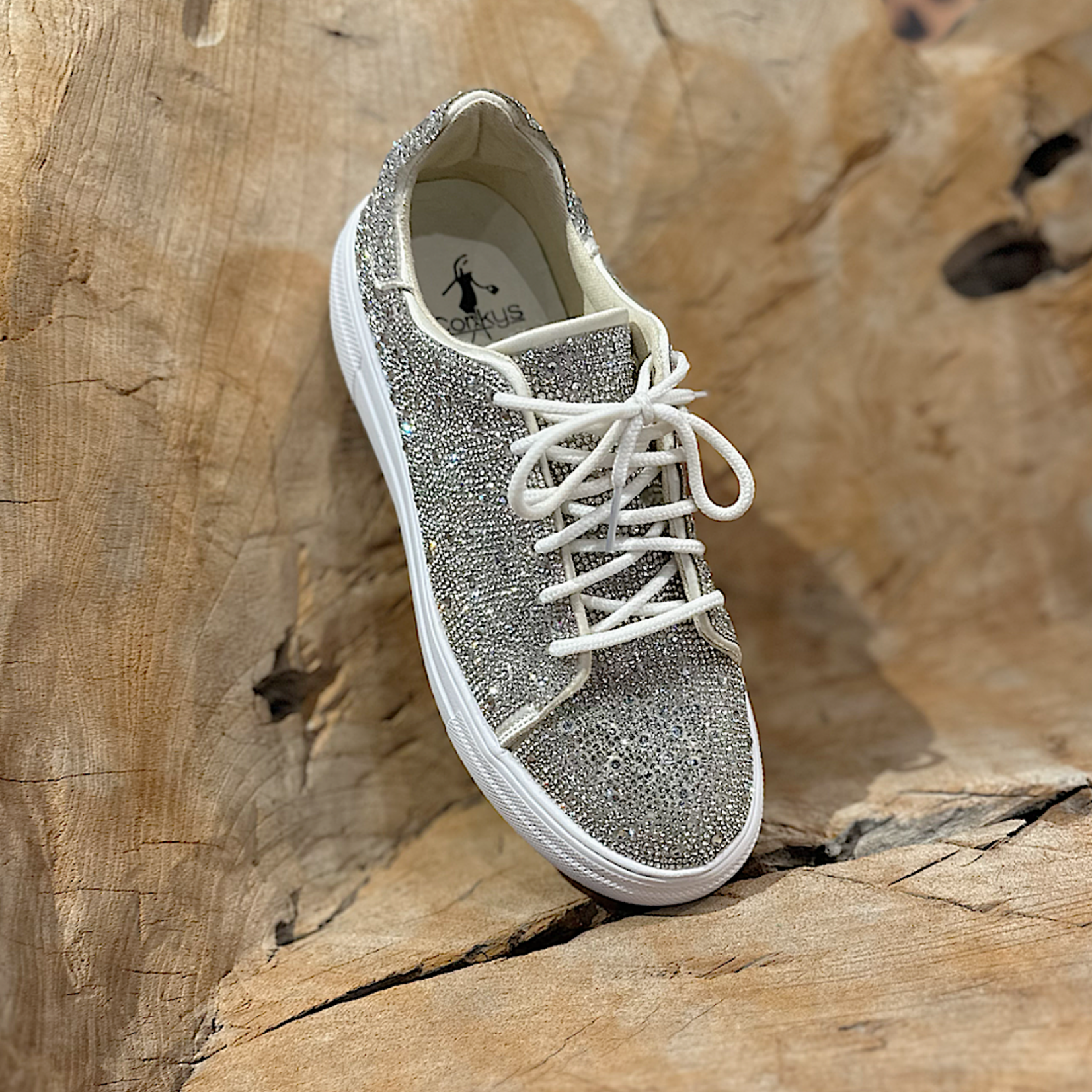 Bedazzle-Clear Rhinestone- Sneakers