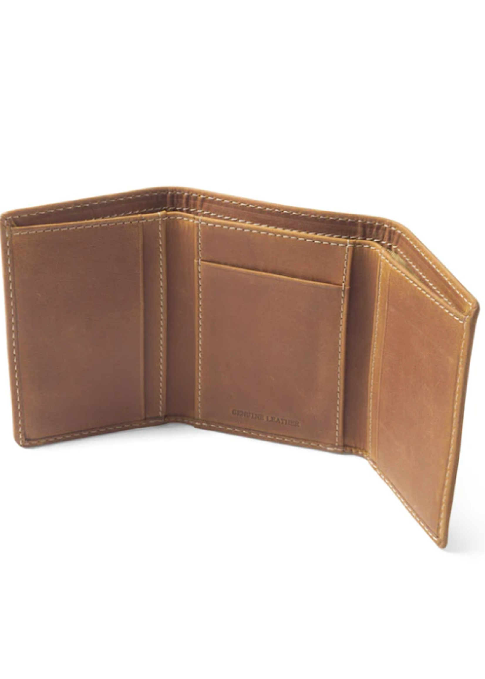 HEYBO Outdoors Heybo Leather Tri-Fold Wallet Brown