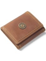 Heybo Leather Tri-Fold Wallet Brown