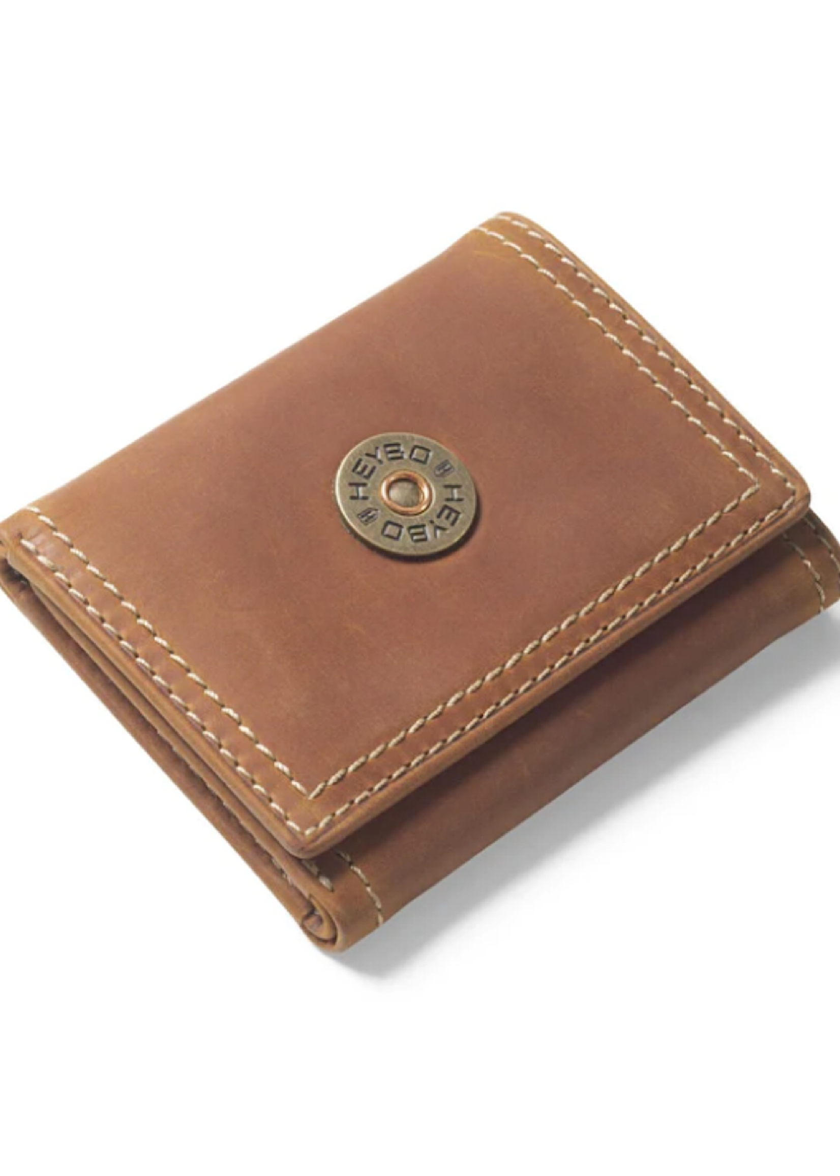 HEYBO Outdoors Heybo Leather Tri-Fold Wallet Brown