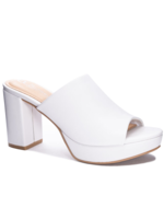 Chinese Laundry Get On Smooth White Heel