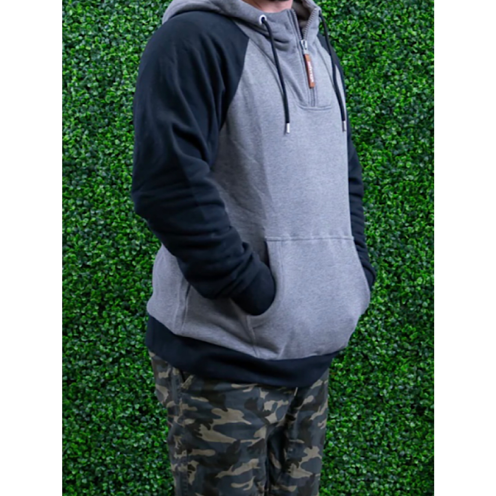 Wanakome Alani Dark Heather Grey Mens Hoodie