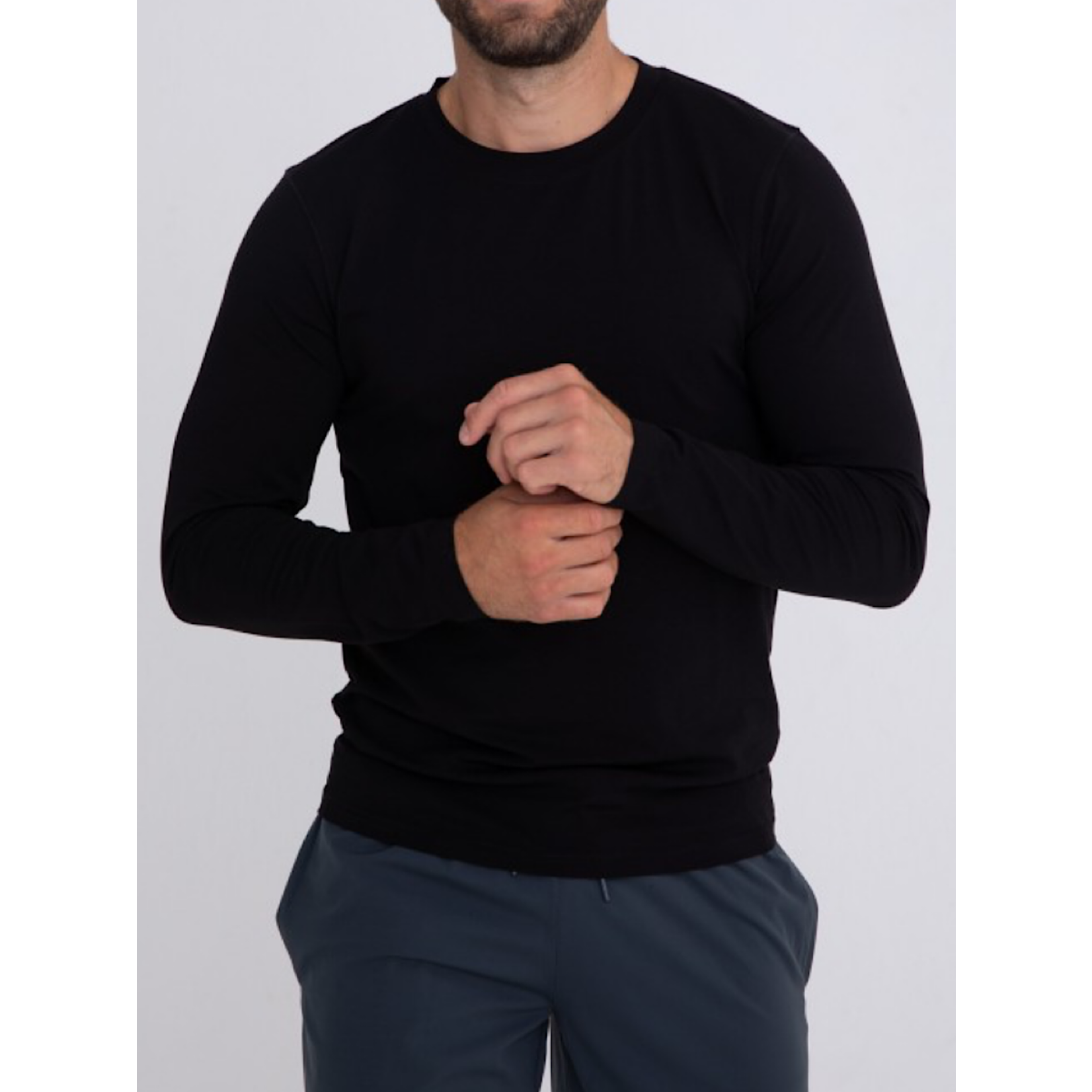 Men's Cotton Blend Long Sleeve Shirt