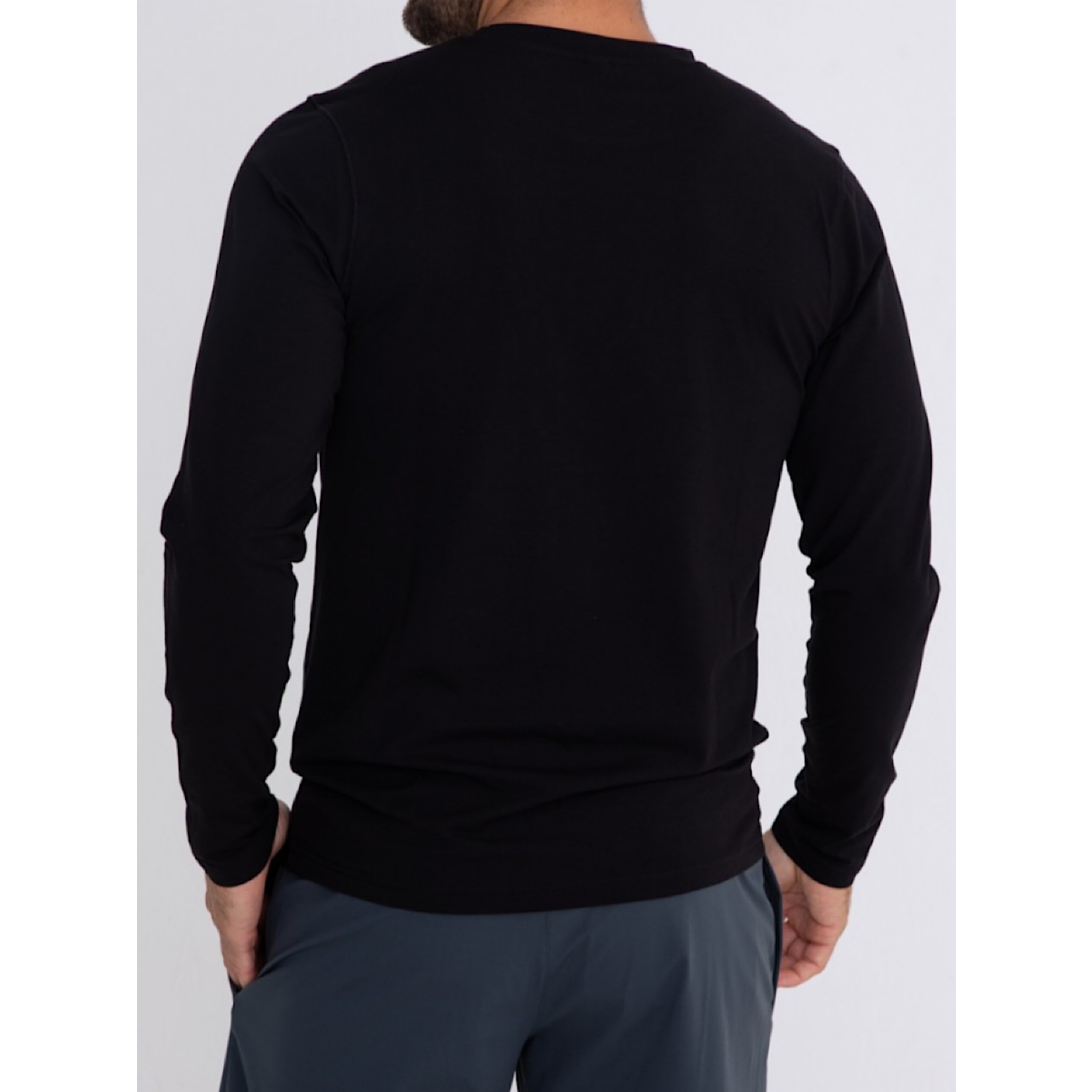 Men's Cotton Blend Long Sleeve Shirt