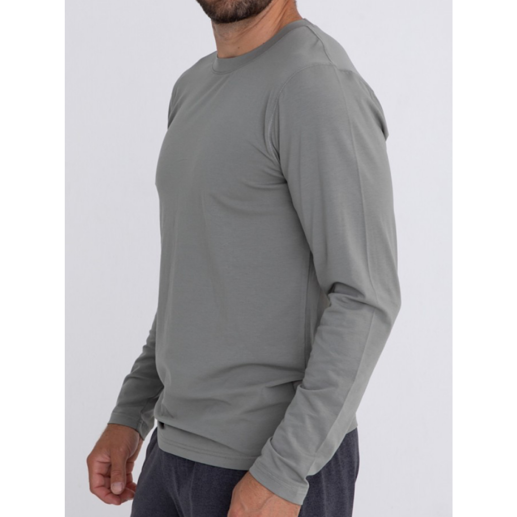 Men's Cotton Blend Long Sleeve Shirt