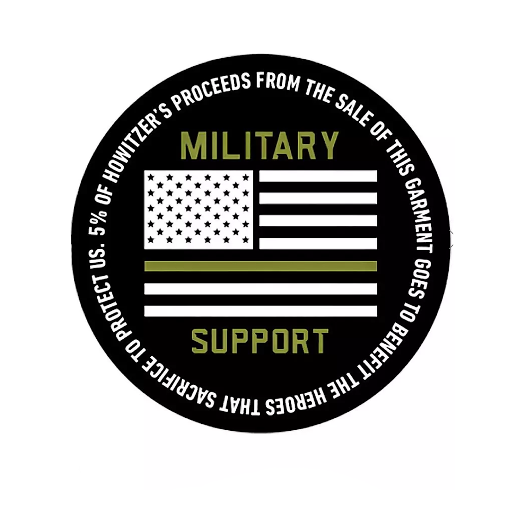 Howitzer Halls Boardshort Army Green