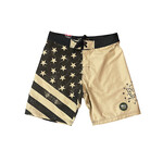 Howitzer People Circle Boardshort Khaki