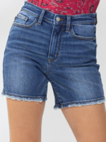 Judy Blue Judy Blue HW Mid Thigh Length Shorts JB15257