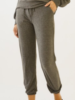 Charcoal Brushed Terry Joggers