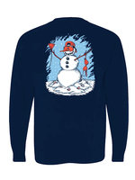 Old Row Party Snowman LS Pocket