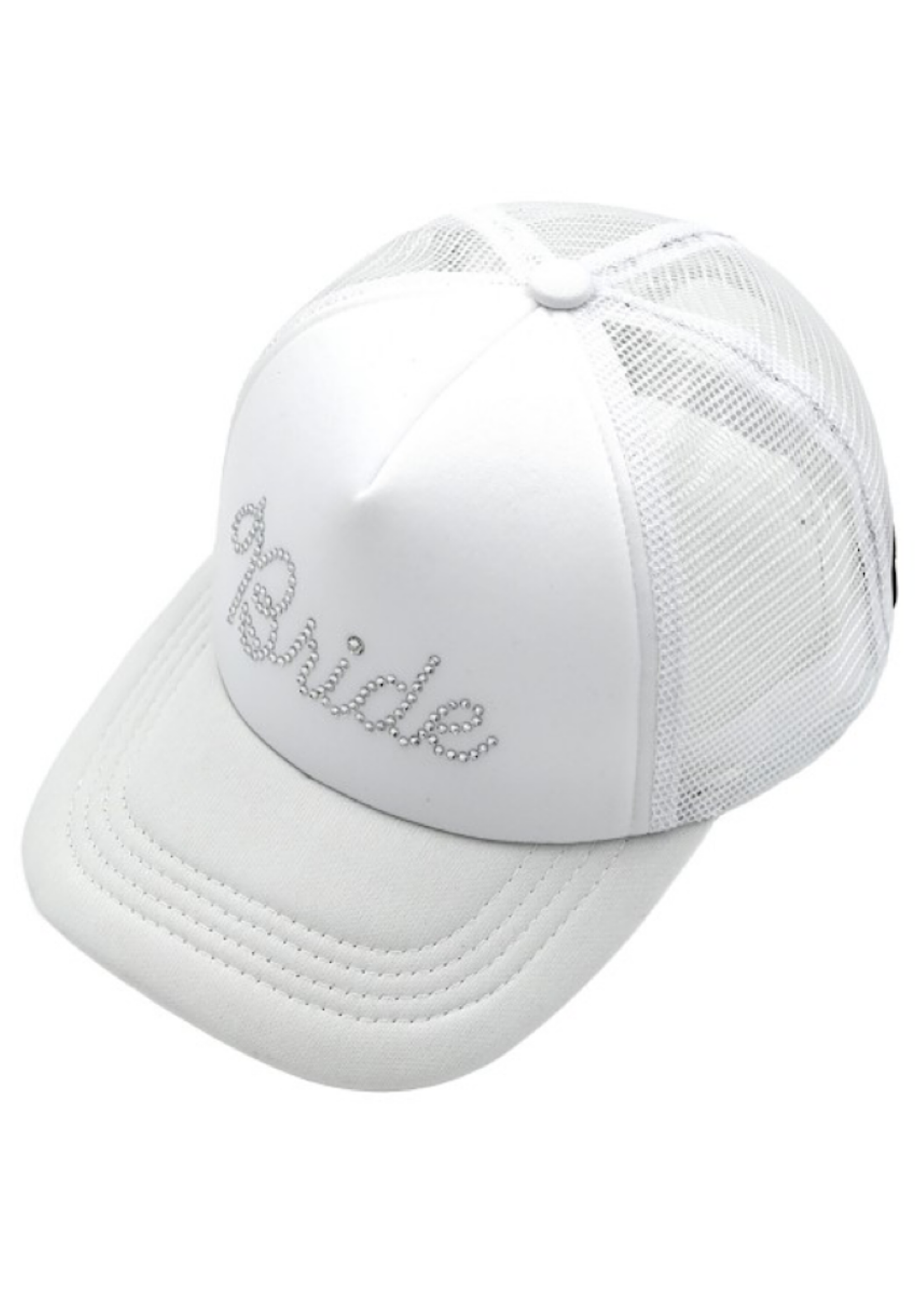 C.C Bride Rhinestone Trucker Hat