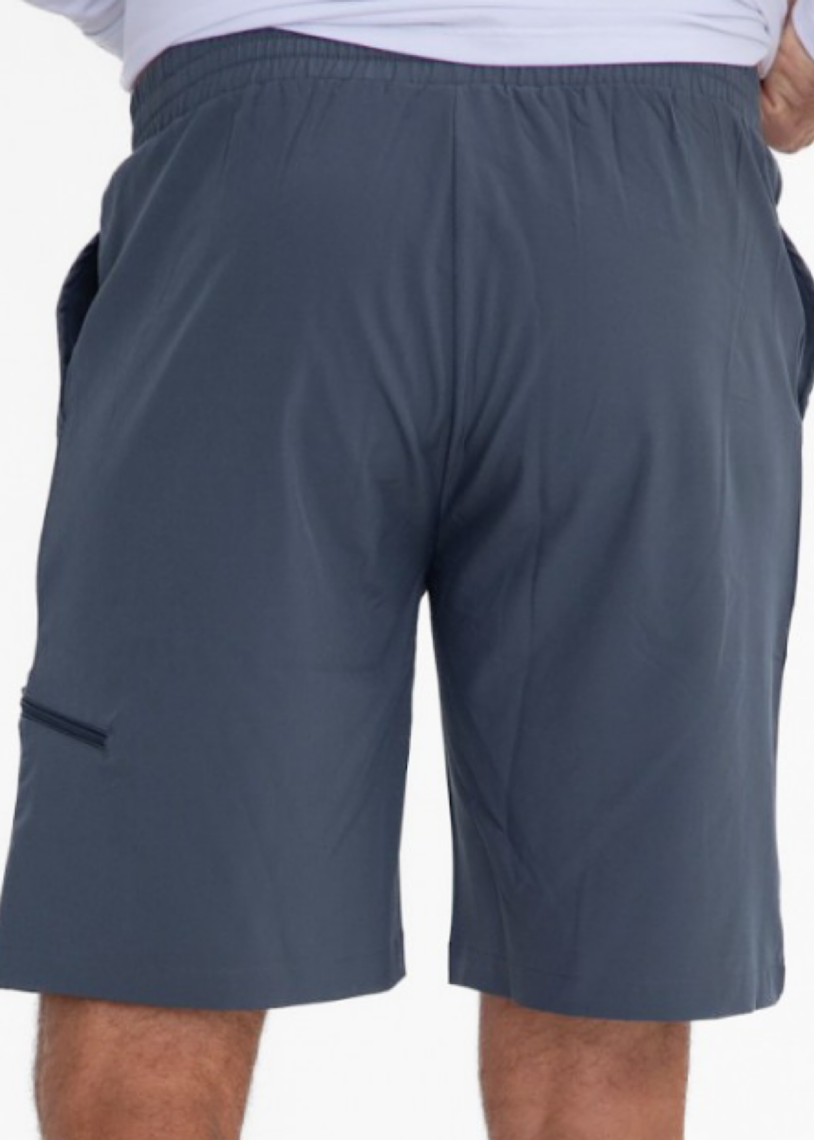 Men's Dark Slate Active Drawstring Shorts