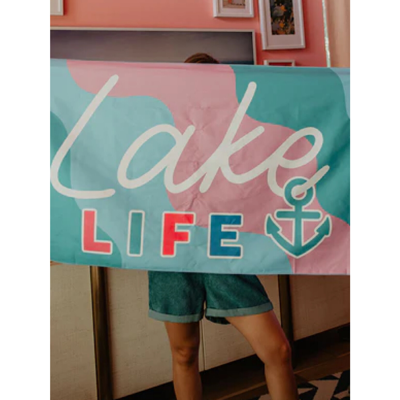 Lake Life Quick Dry Beach Towel