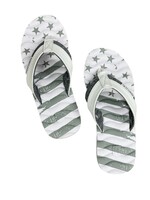 Howitzer Howitzer Patriot Flip Flop- White CV6257