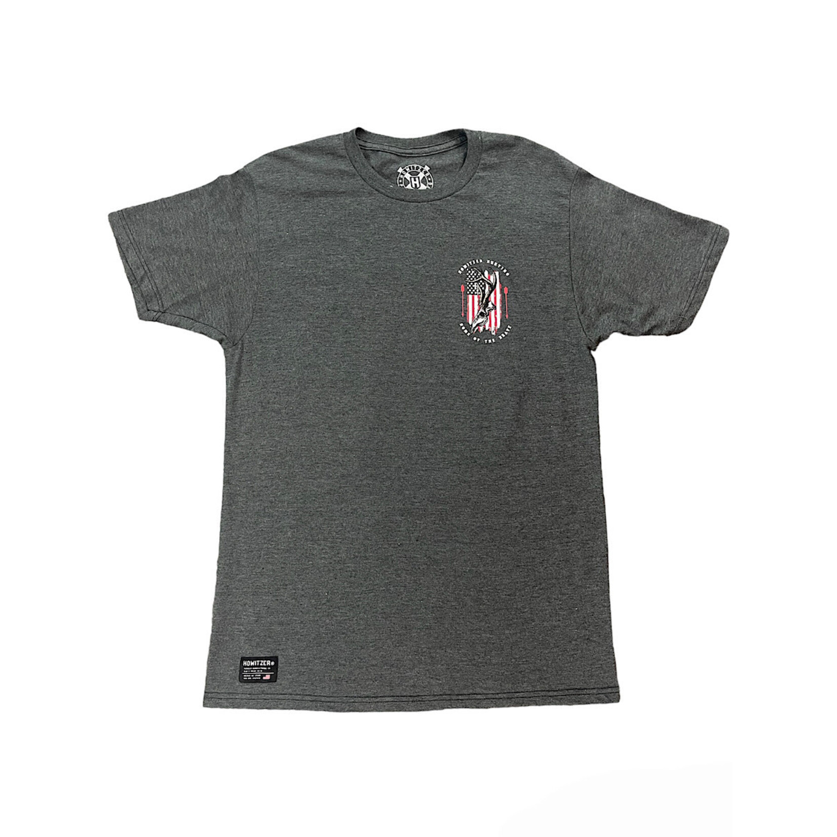 Patriot Hunt S/S Tee- Charcoal Heather