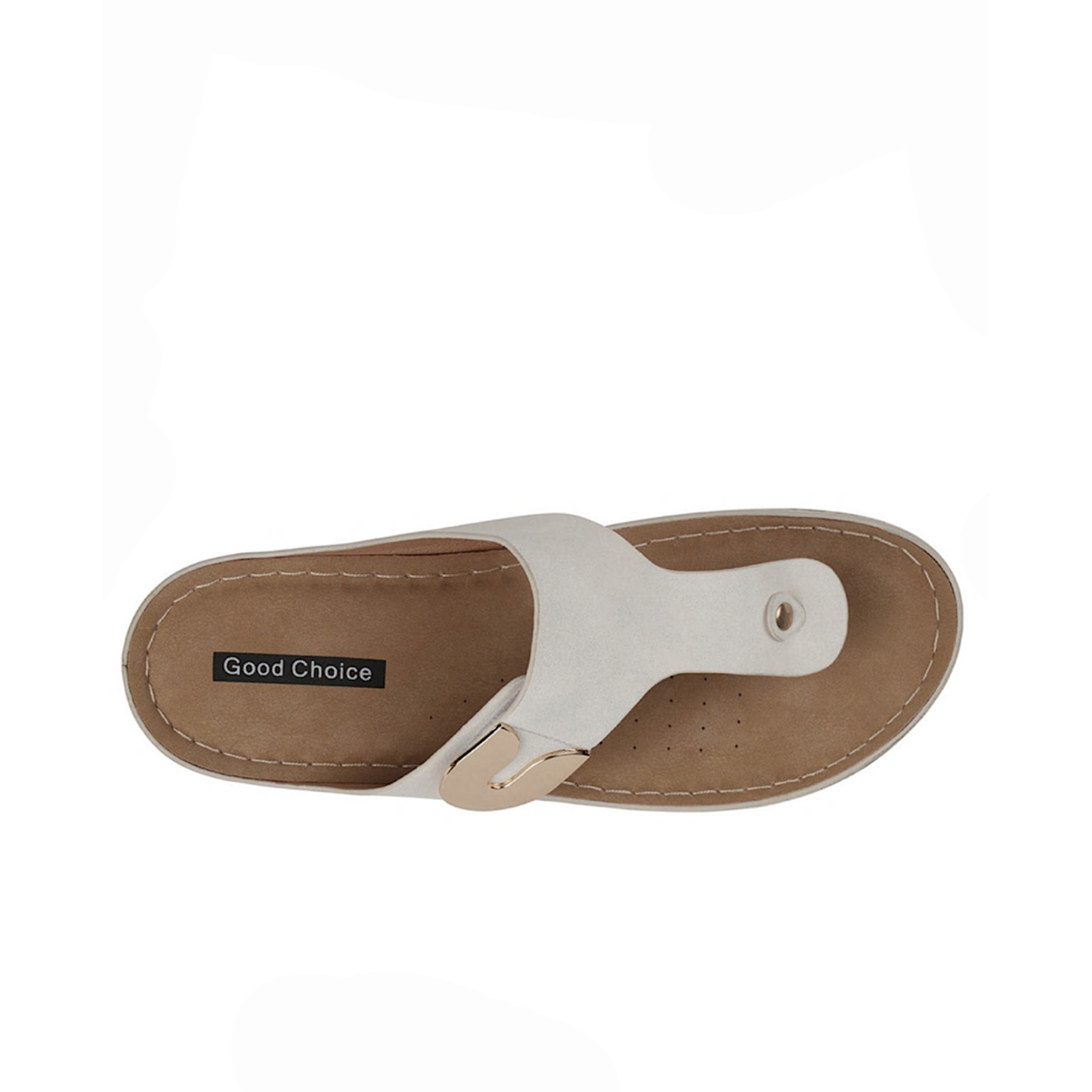 Good Choice Sam White Sandals