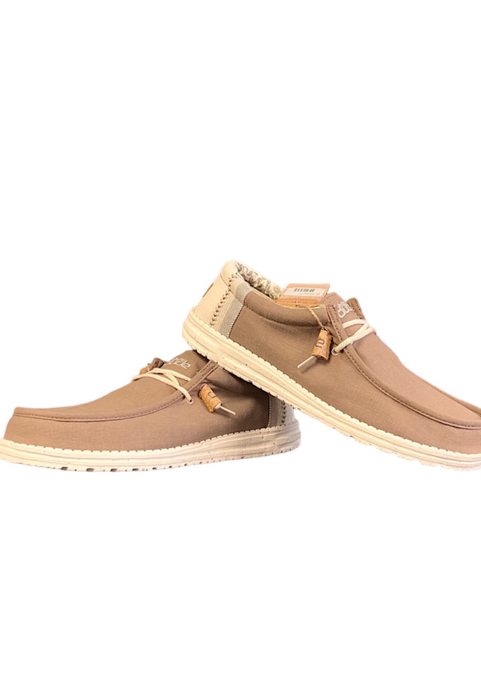 Hey Dude Wally Linen Natural Shoes - 40015-3VG