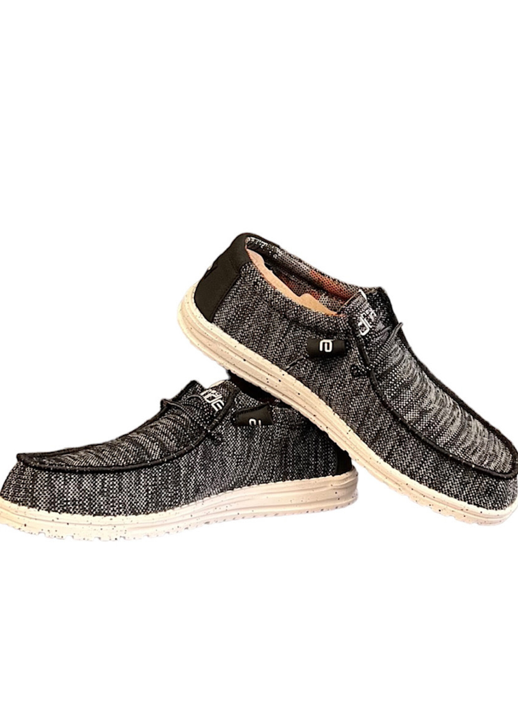Hey Dude Hey Dude Wally Sox Black White Mens