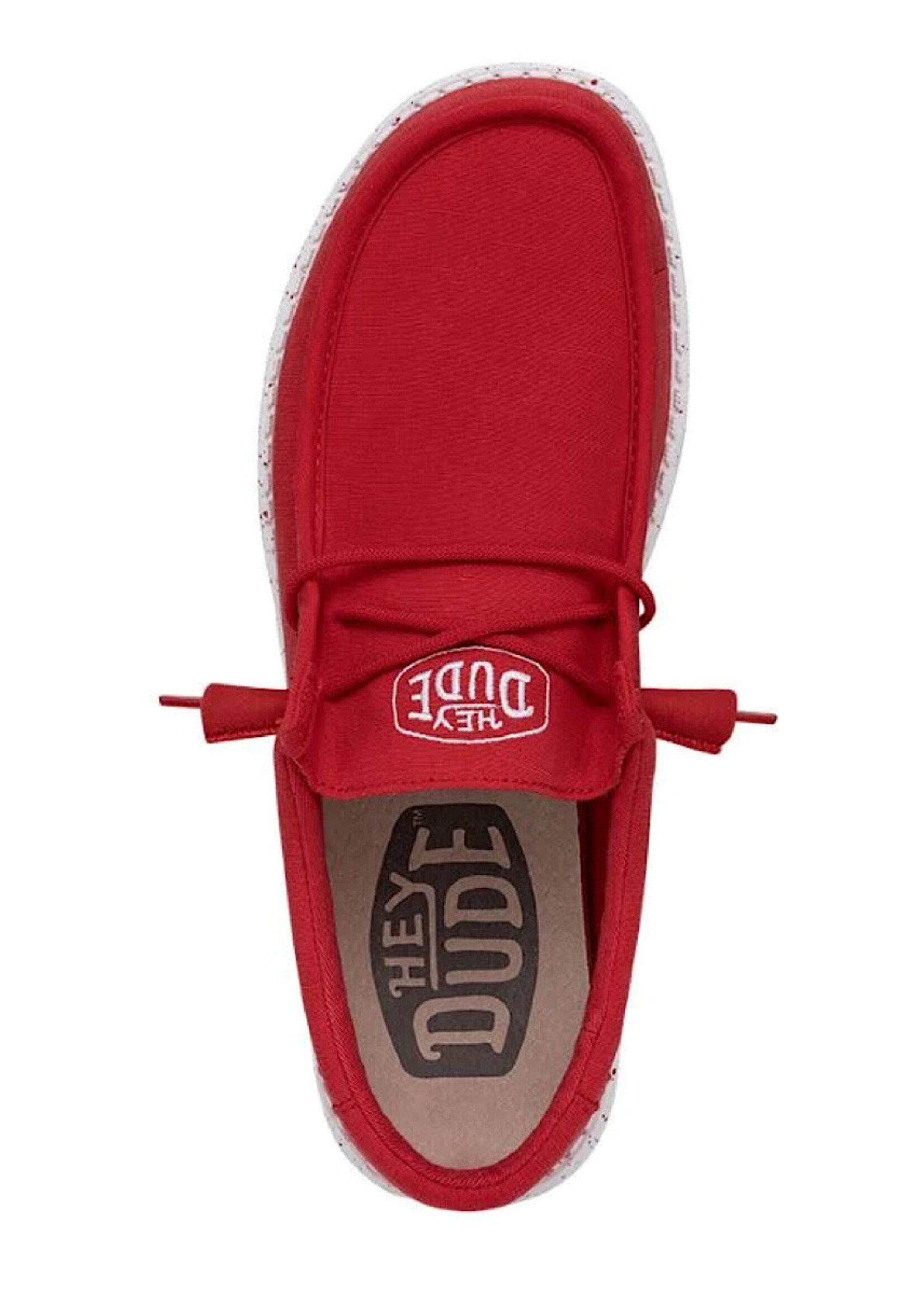 Hey Dude Hey Dude Wally Slub Red Mens
