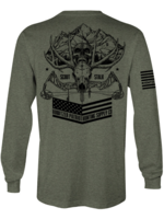Howitzer Skull Mountain Long Sleeve Tee