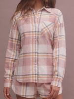 Z Supply Z Supply Out West Plaid Shirt Natural