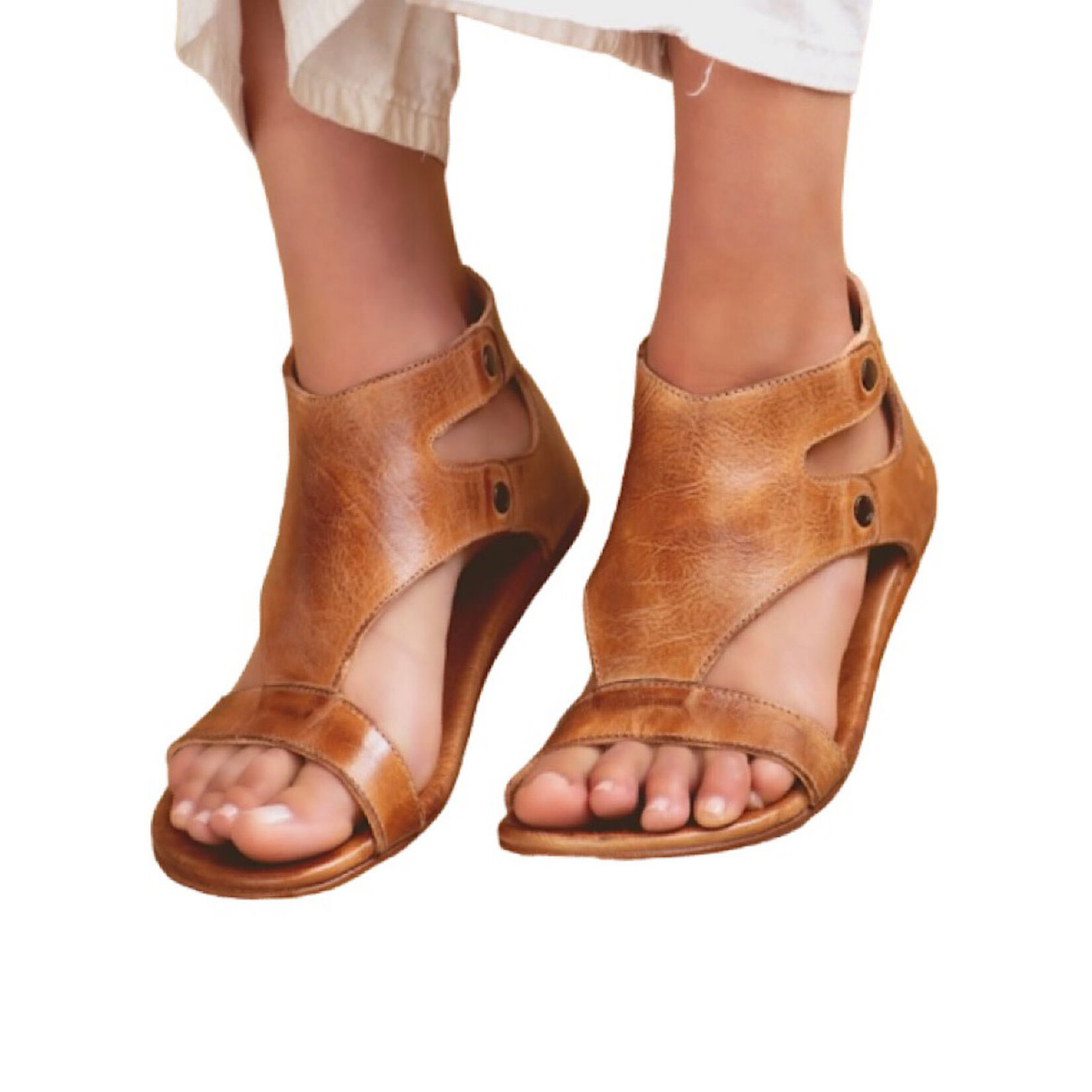 BED|STU BED|STU Soto Tan Rustic Sandals
