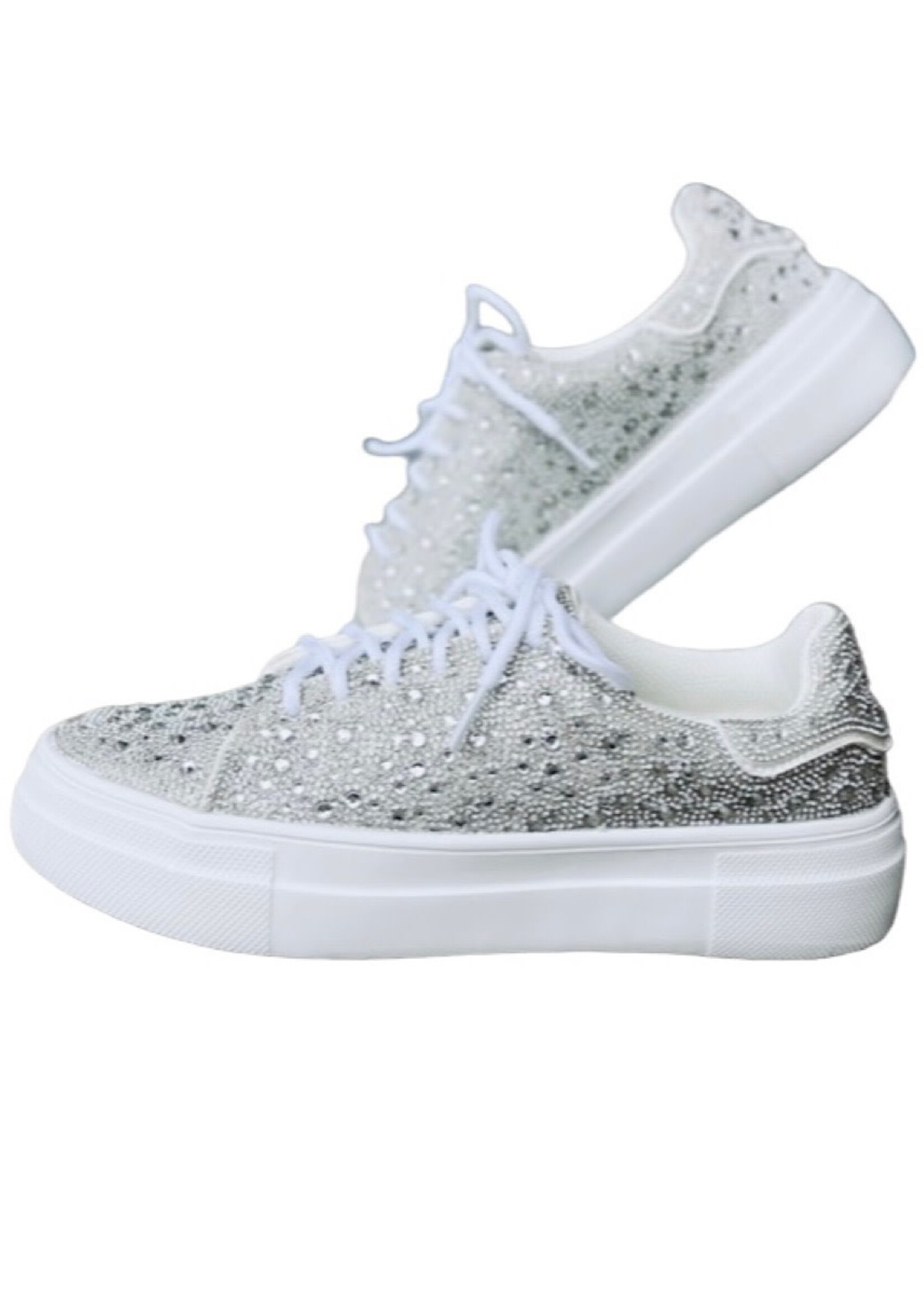Bedazzle-Clear Rhinestone- Sneakers