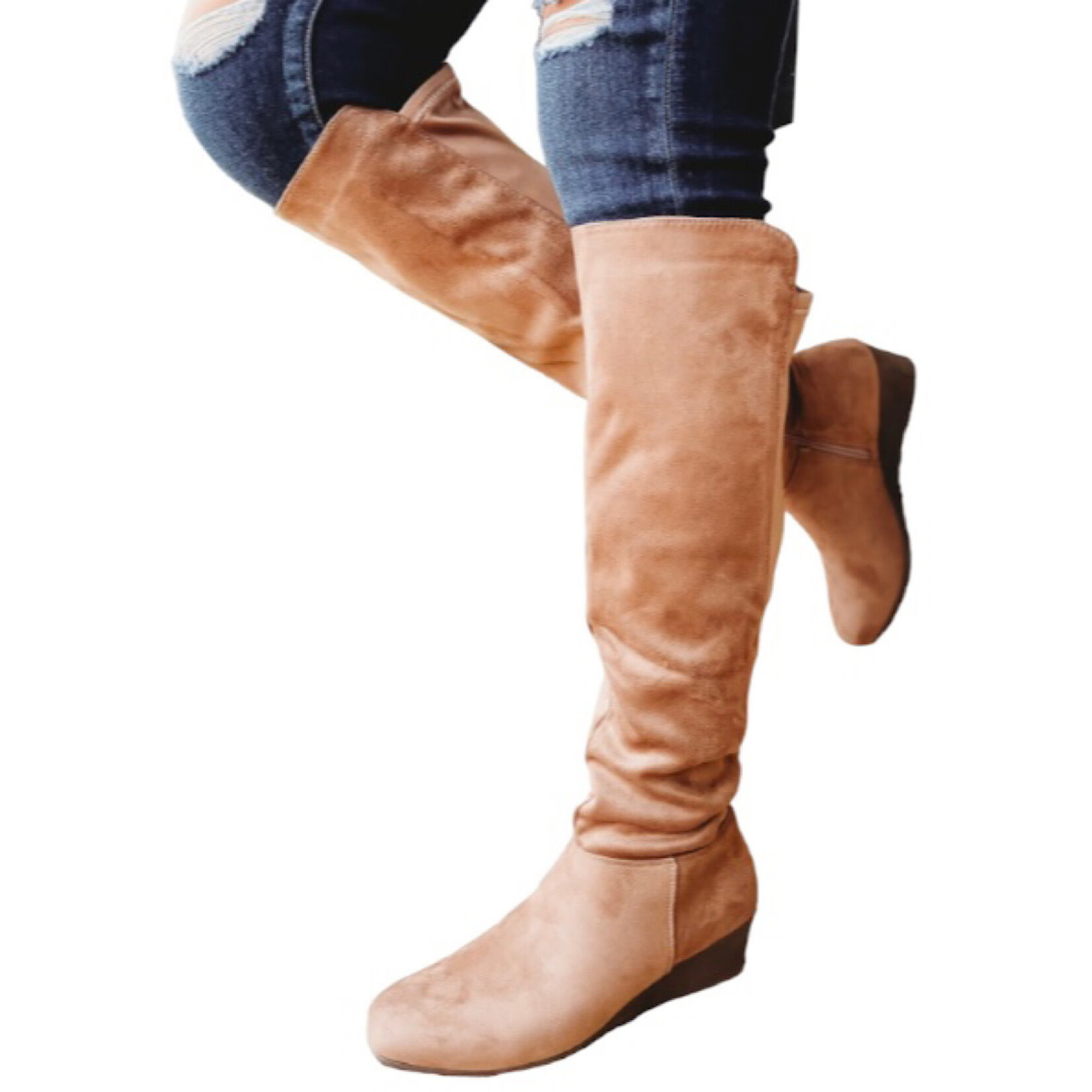 CL Light-On Tall Taupe Boot