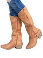 Very G Merlot Tan Boots