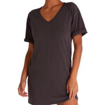 Z Supply Z Supply V-Neck T-shirt Dress Washed Black