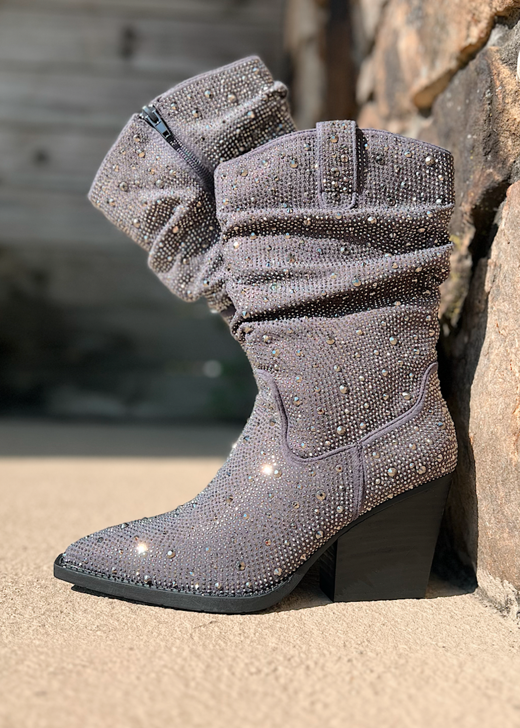 Very G Very G Grey Kady Slouch Boots