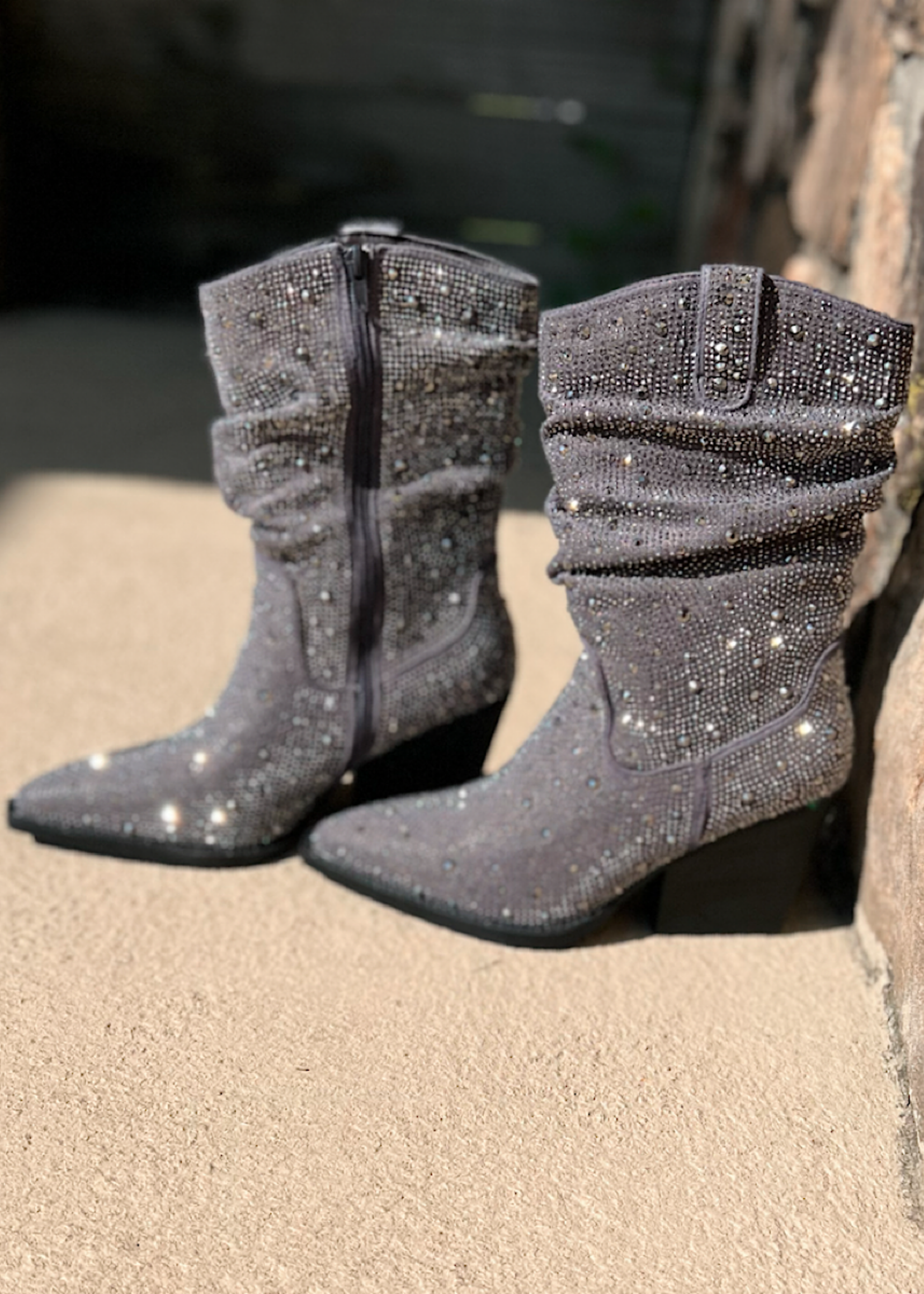 Very G Very G Grey Kady Slouch Boots