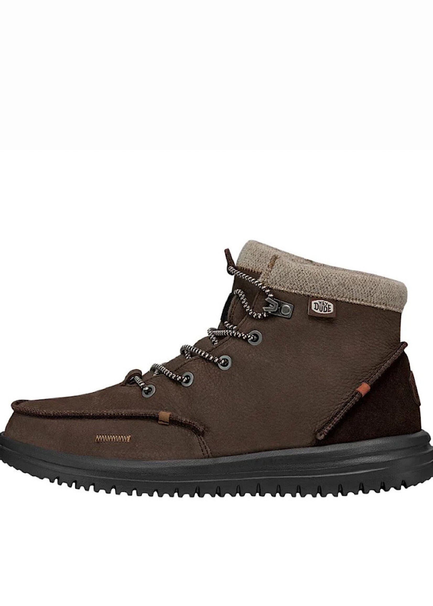 Hey Dude Hey Dude Bradley Boot Leather Brown Mens