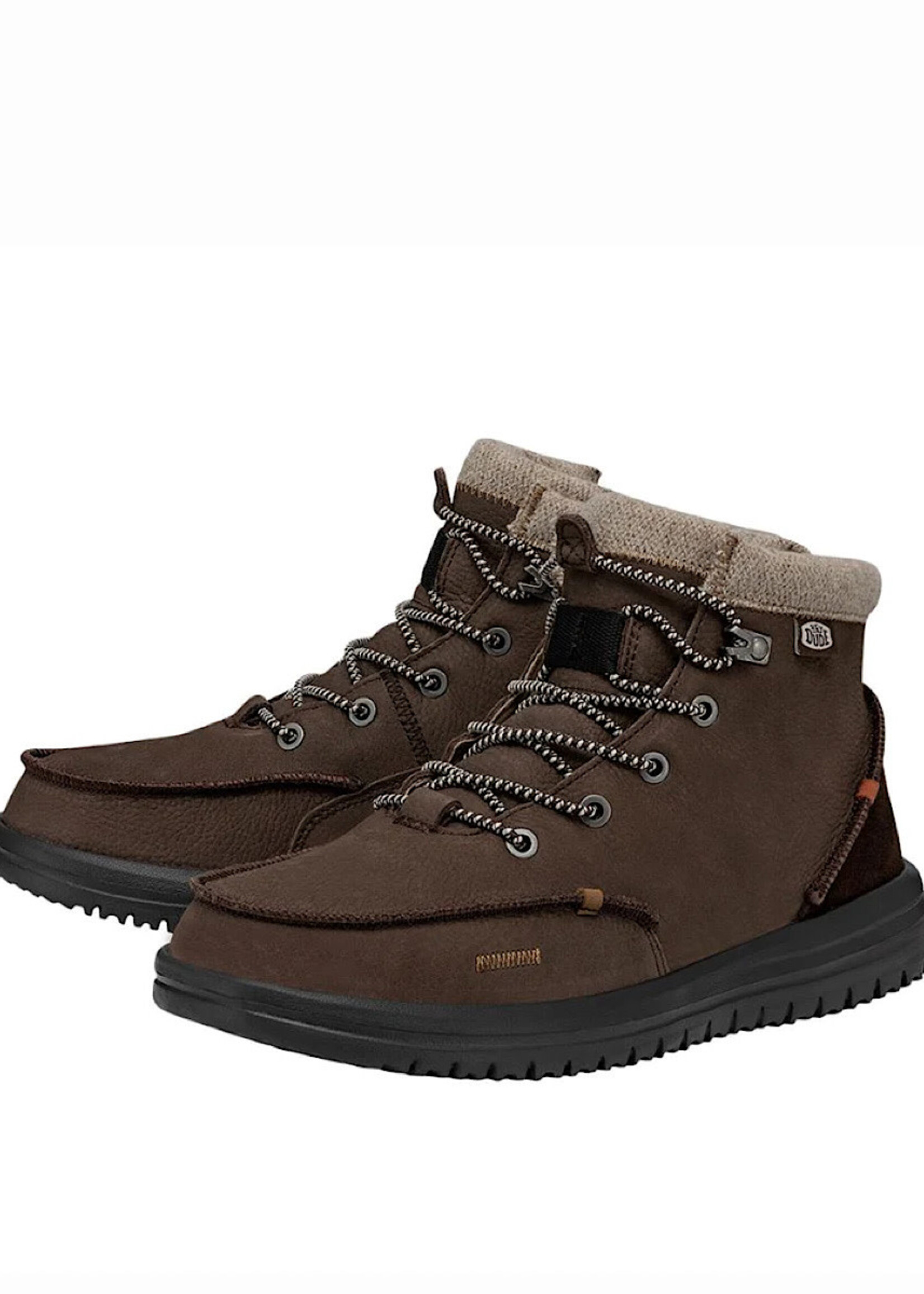 Hey Dude Hey Dude Bradley Boot Leather Brown Mens