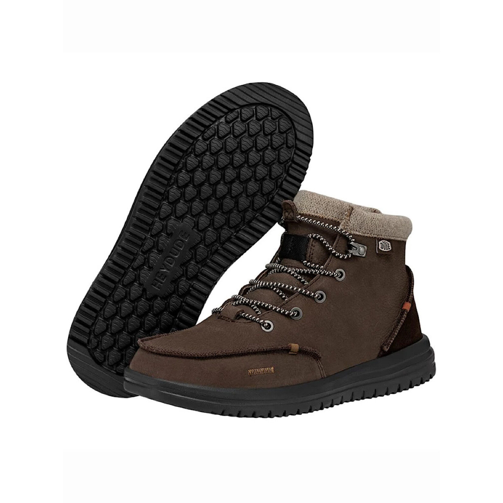 Hey Dude Hey Dude Bradley Boot Leather Brown Mens