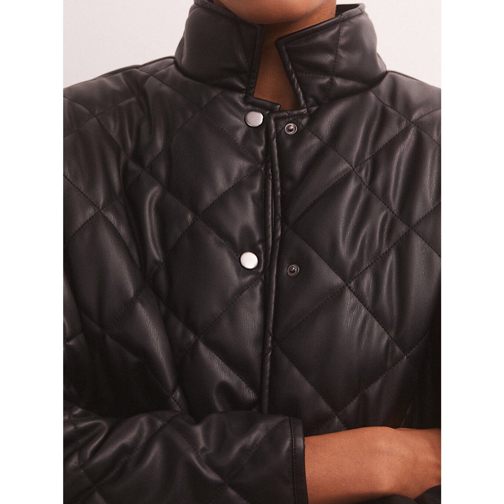 Z Supply Z Supply Heritage Faux Leather Jacket Black