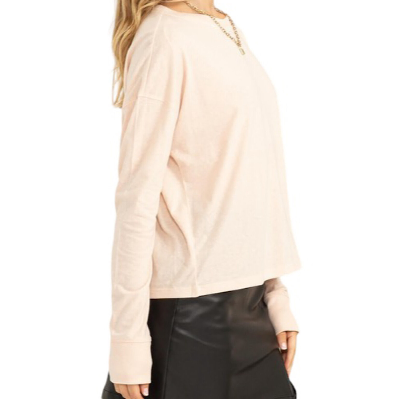 Dusty Pink Oversized T-Shirt