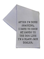 Blackjack Dog Lover Tea Towel