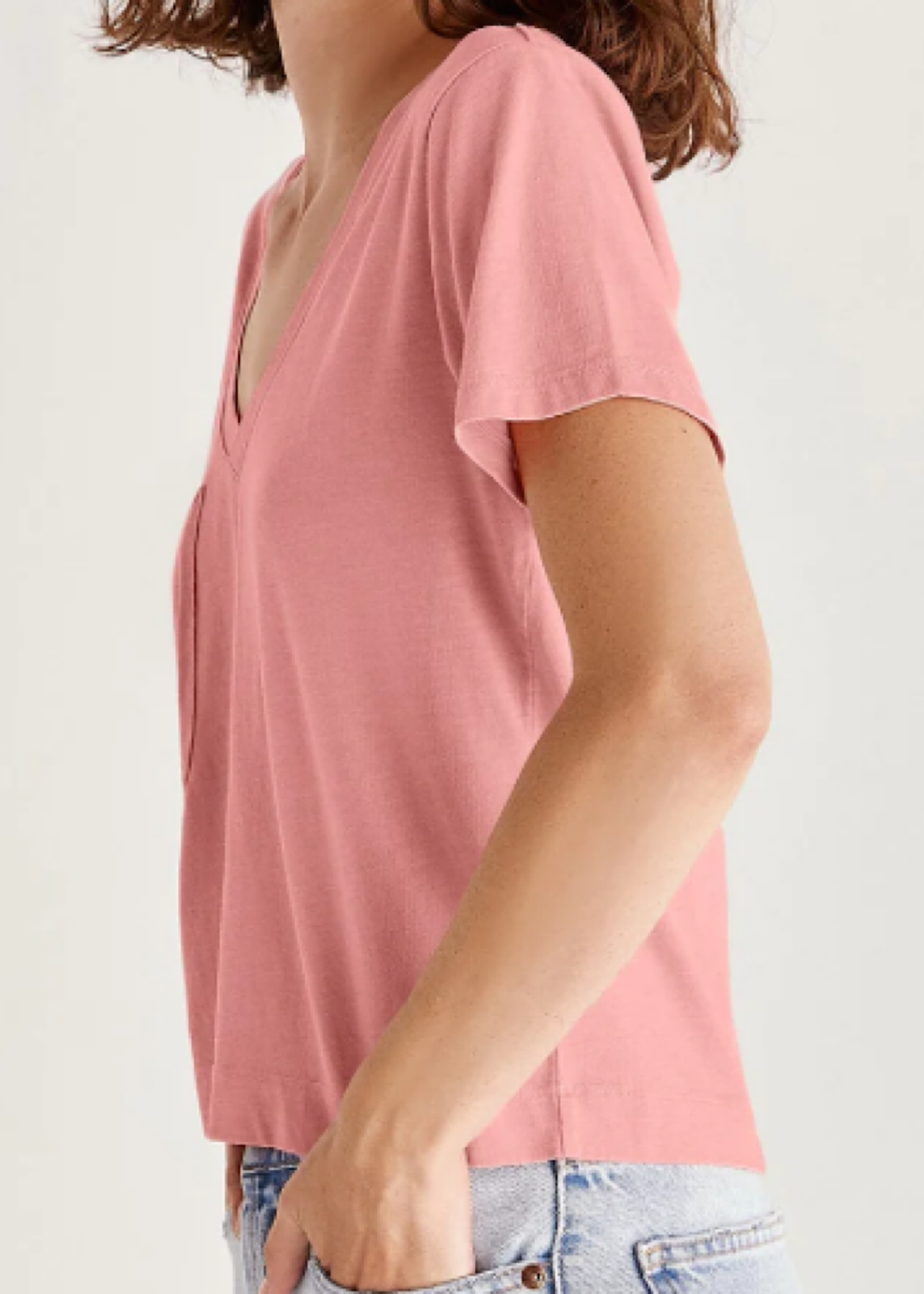 Z Supply Z Supply Classic Skimmer Tee Guava XS