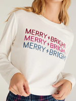 Z Lounge Z supply Merry & Bright LS Tee Vanilla Ice