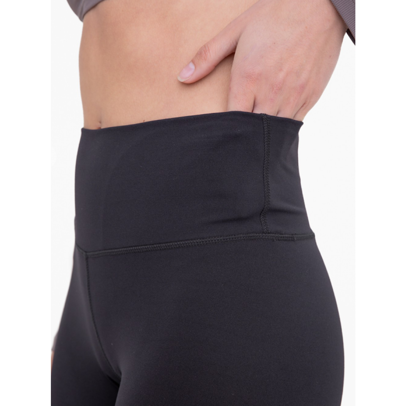 Black Manhattan Minimal High-Waist Leggings