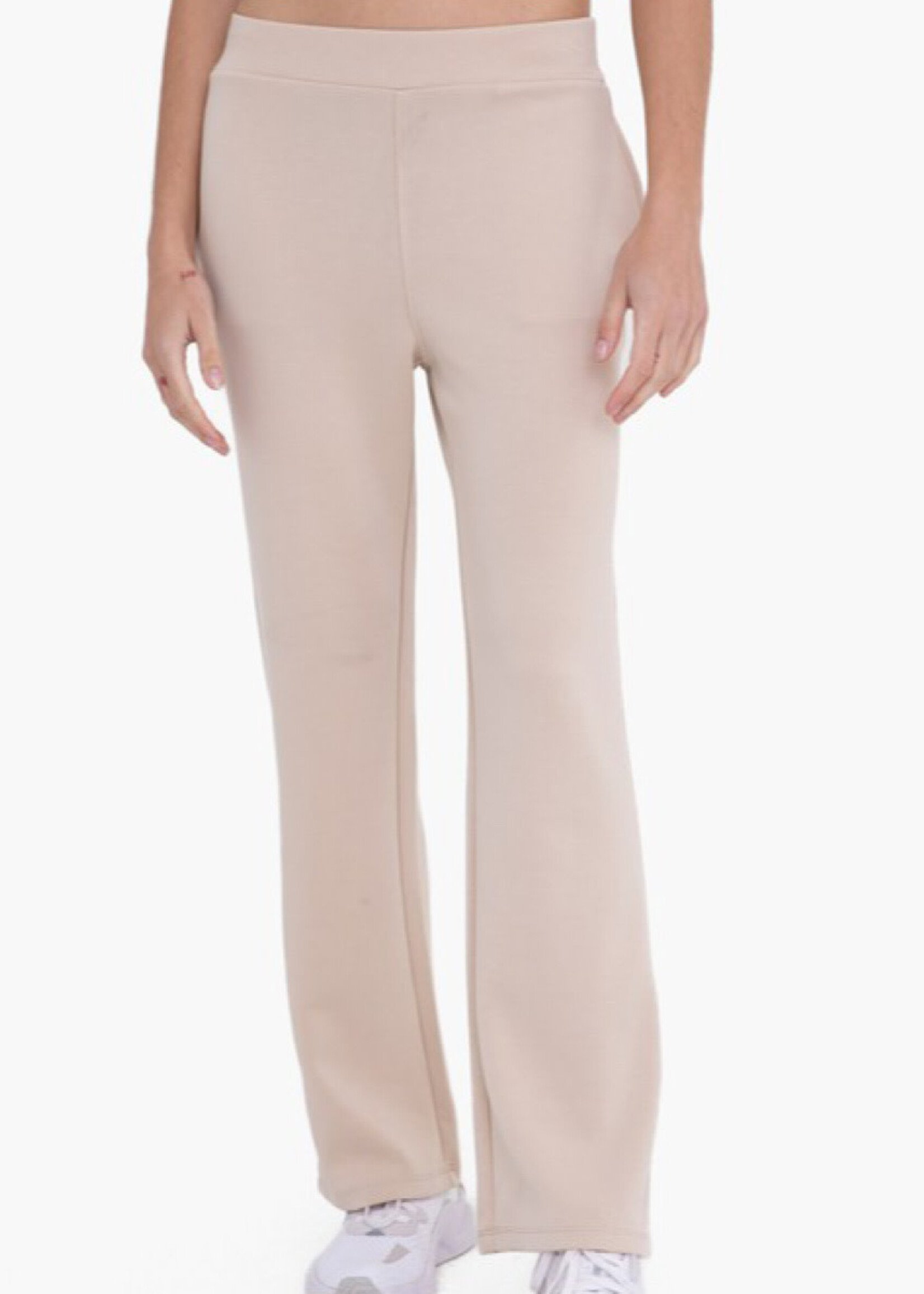 Natural Elevated Flared Lounge Pants