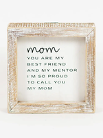 Mom Wood Sign